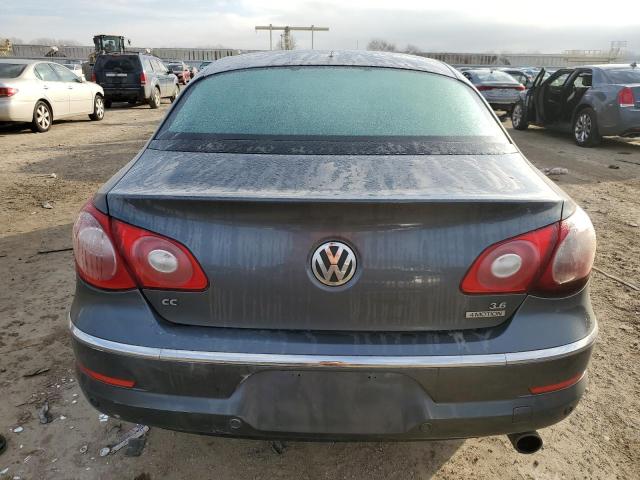 WVWGU7AN3AE542946 - 2010 VOLKSWAGEN CC VR6 4MOTION CHARCOAL photo 6