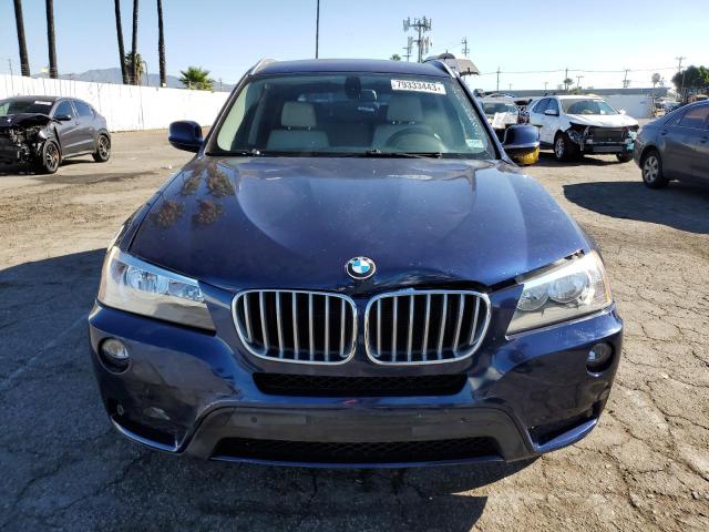 5UXWX5C56CL724030 - 2012 BMW X3 XDRIVE28I BLUE photo 5