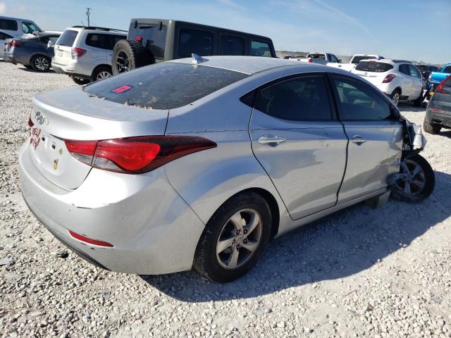 5NPDH4AE1EH476389 - 2014 HYUNDAI ELANTRA SE SILVER photo 3