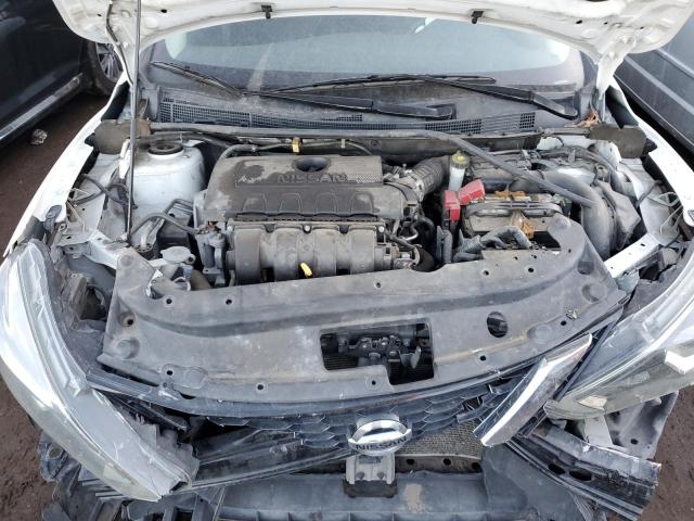 3N1AB7AP9HY386439 - 2017 NISSAN SENTRA S WHITE photo 11