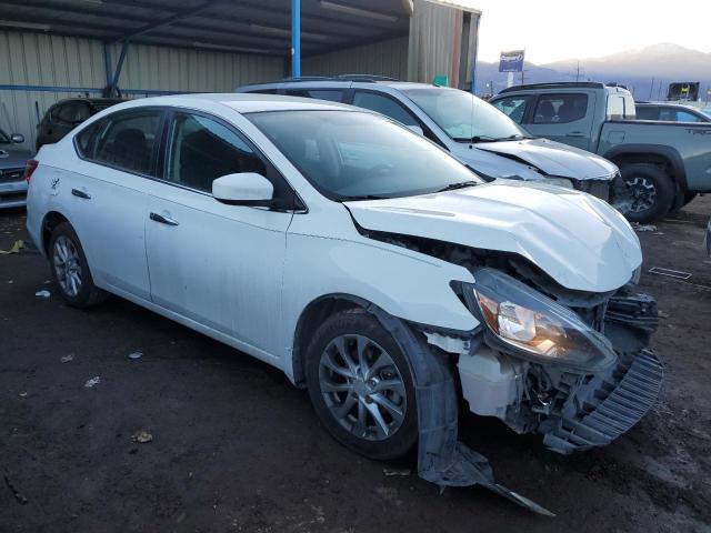 3N1AB7AP9HY386439 - 2017 NISSAN SENTRA S WHITE photo 4