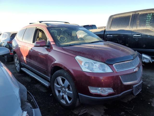 1GNKVLED2BJ227153 - 2011 CHEVROLET TRAVERSE LTZ BURGUNDY photo 4