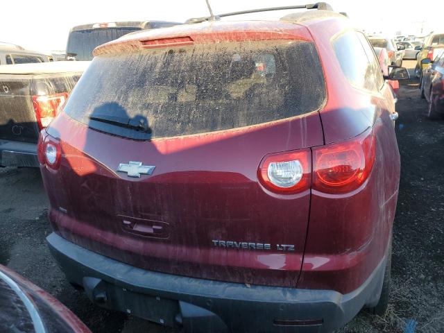 1GNKVLED2BJ227153 - 2011 CHEVROLET TRAVERSE LTZ BURGUNDY photo 6