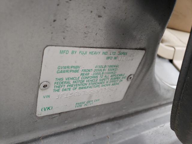 JF1SG67656H735512 - 2006 SUBARU FORESTER 2.5X LL BEAN SILVER photo 12