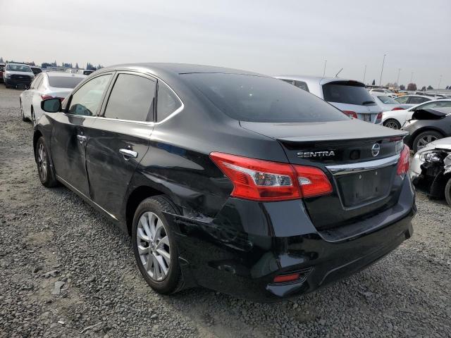 3N1AB7AP2KY233201 - 2019 NISSAN SENTRA S BLACK photo 2