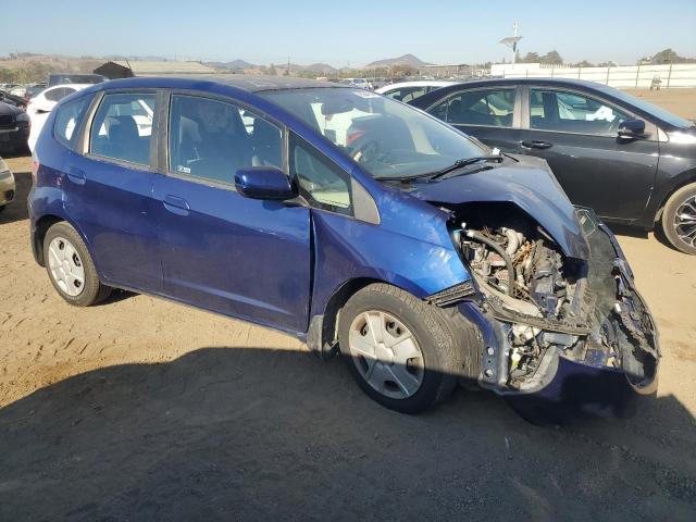 JHMGE8H37DC027146 - 2013 HONDA FIT BLUE photo 4