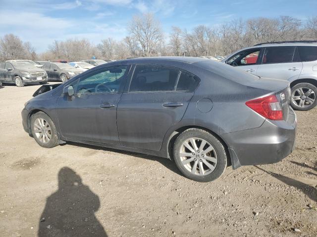 19XFB2F82CE088042 - 2012 HONDA CIVIC EX GRAY photo 2