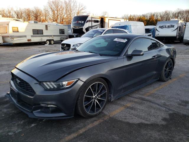 1FA6P8TH4G5303209 - 2016 FORD MUSTANG GRAY photo 1