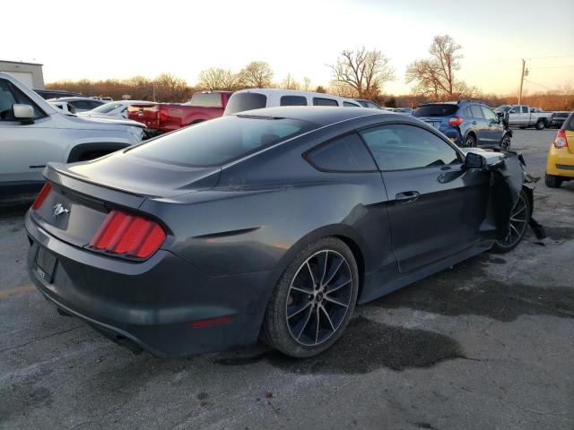 1FA6P8TH4G5303209 - 2016 FORD MUSTANG GRAY photo 3