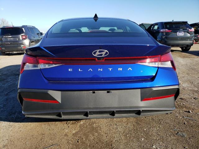 KMHLL4DGXRU665153 - 2024 HYUNDAI ELANTRA SE BLUE photo 6