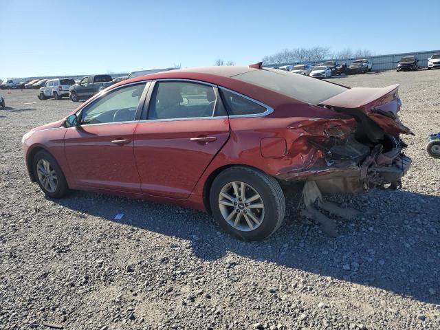 5NPE24AF1FH249669 - 2015 HYUNDAI SONATA SE RED photo 2