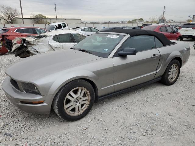 1ZVHT84N685142122 - 2008 FORD MUSTANG GRAY photo 1