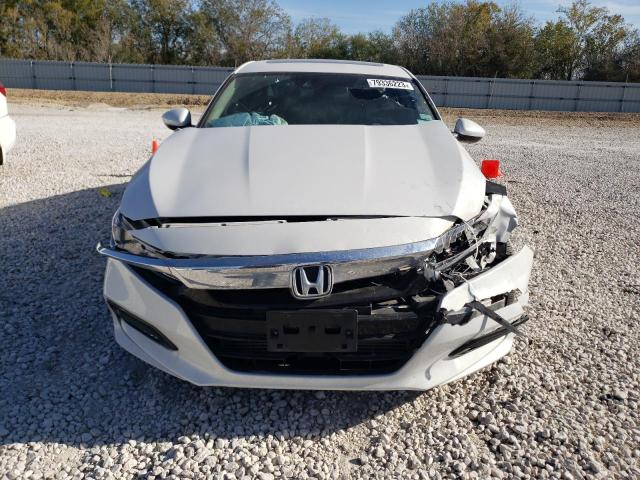 1HGCV1F47JA205553 - 2018 HONDA ACCORD EX WHITE photo 5