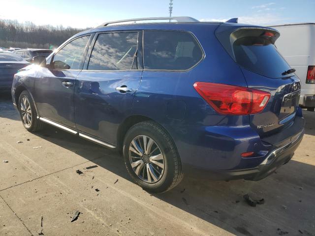 5N1DR2MM5KC636927 - 2019 NISSAN PATHFINDER S BLUE photo 2