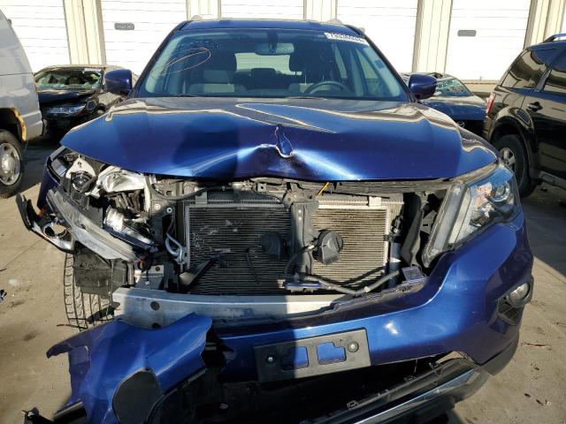 5N1DR2MM5KC636927 - 2019 NISSAN PATHFINDER S BLUE photo 5