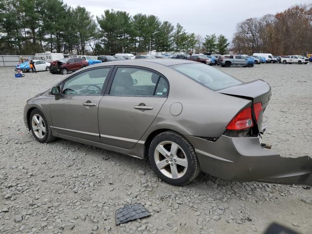 2HGFA16838H345395 - 2008 HONDA CIVIC EX GRAY photo 2