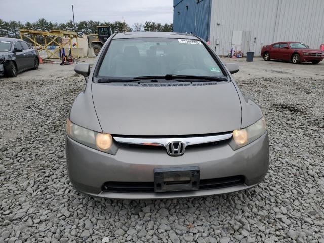 2HGFA16838H345395 - 2008 HONDA CIVIC EX GRAY photo 5