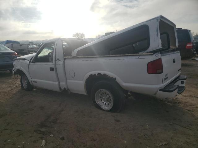 1GCCS145828135993 - 2002 CHEVROLET S TRUCK S10 WHITE photo 2