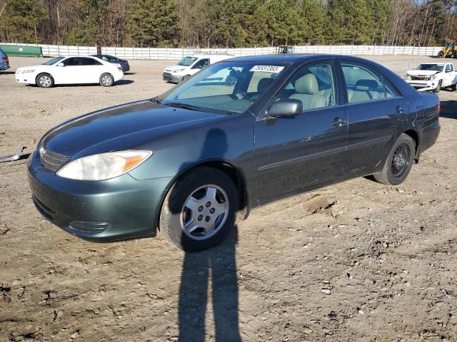 4T1BF30K82U518181 - 2002 TOYOTA CAMRY LE GREEN photo 1