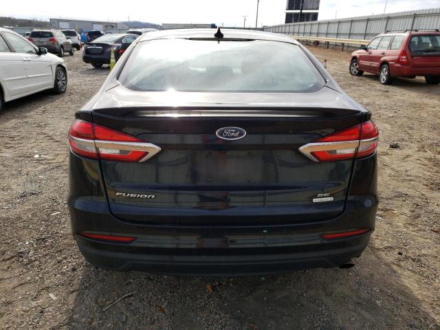 3FA6P0HD7KR213839 - 2019 FORD FUSION SE BLACK photo 6