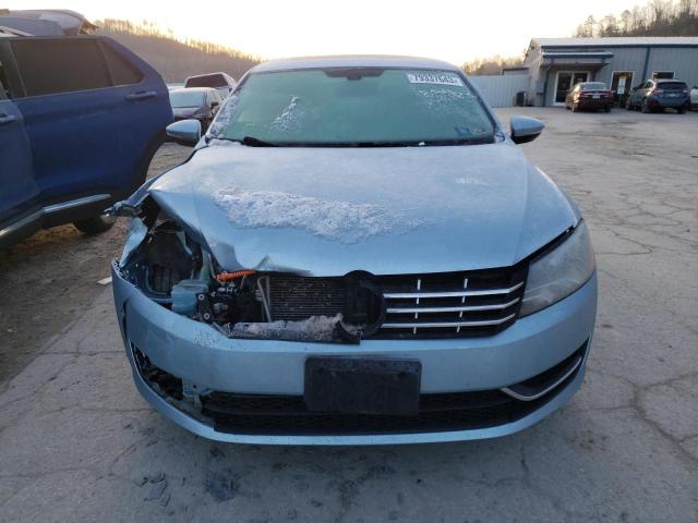 1VWBN7A32CC066206 - 2012 VOLKSWAGEN PASSAT SE BLUE photo 5