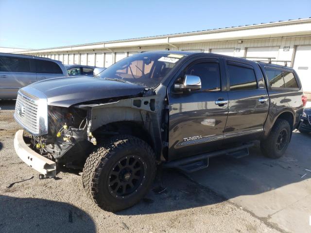 5TFHW5F14BX167082 - 2011 TOYOTA TUNDRA CREWMAX LIMITED GRAY photo 1