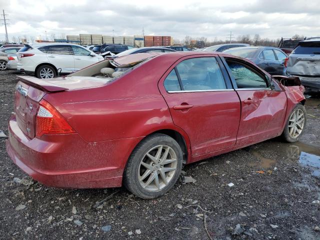 3FAHP0CGXAR111007 - 2010 FORD FUSION SEL RED photo 3