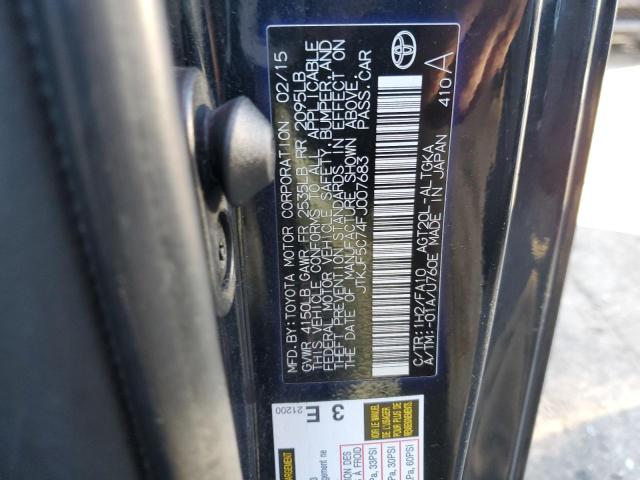 JTKJF5C74FJ007683 - 2015 TOYOTA SCION TC 蓝色 照片 12