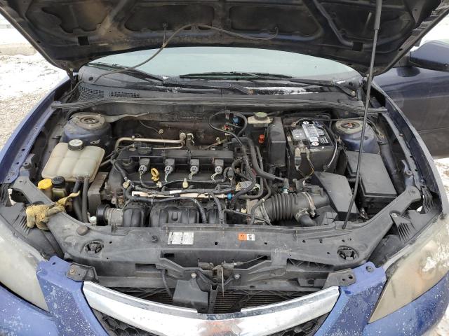 JM1BK32F181106131 - 2008 MAZDA 3 I BLUE photo 11