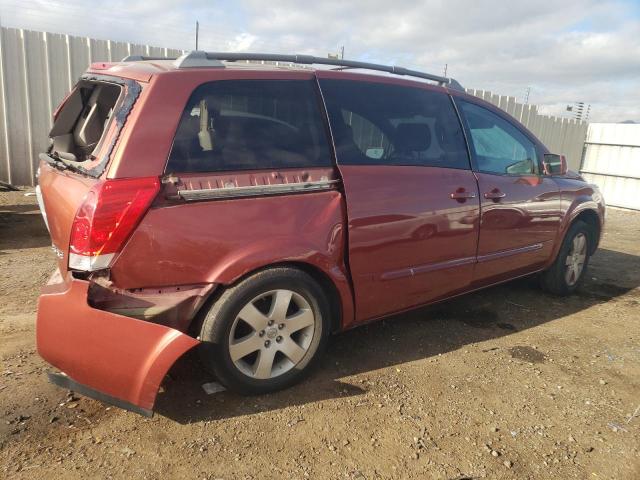 5N1BV28U54N301638 - 2004 NISSAN QUEST S RED photo 3