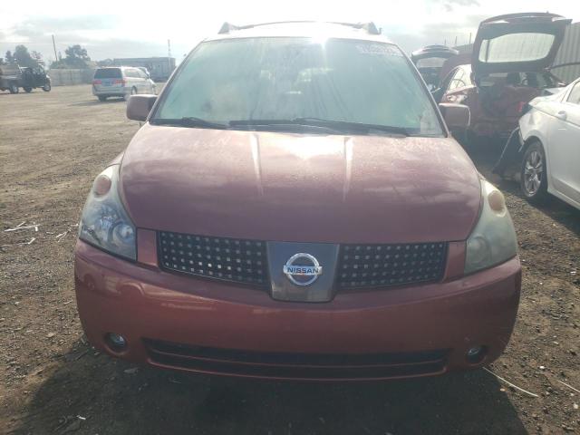 5N1BV28U54N301638 - 2004 NISSAN QUEST S RED photo 5