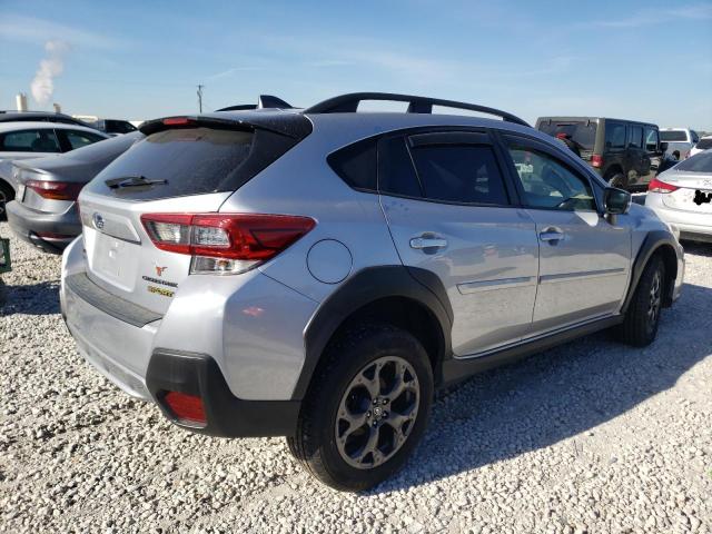 JF2GTHSC9MH669551 - 2021 SUBARU CROSSTREK SPORT SILVER photo 3