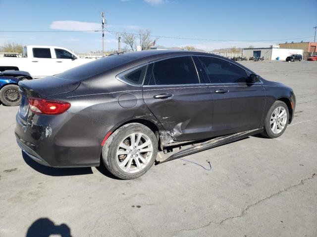 1C3CCCAB5FN621529 - 2015 CHRYSLER 200 LIMITED GRAY photo 3