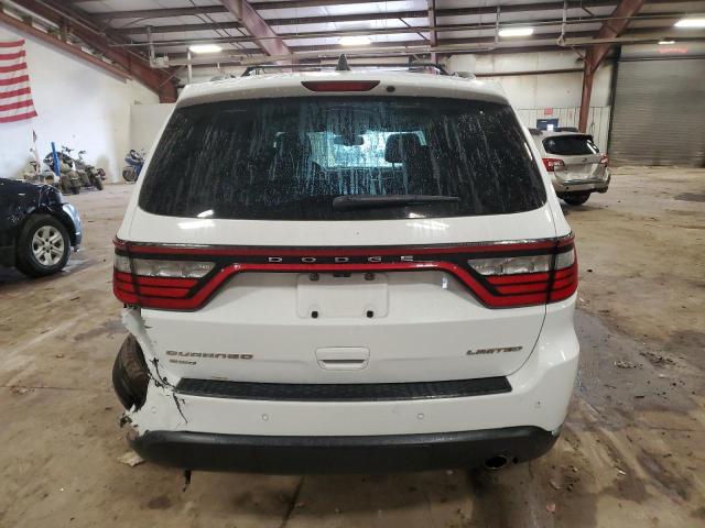 1C4RDJDG2EC508517 - 2014 DODGE DURANGO LIMITED WHITE photo 6