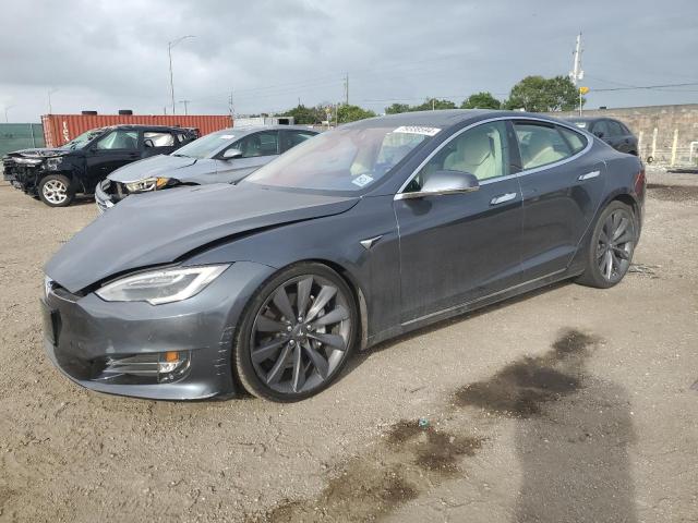 5YJSA1E27HF224272 - 2017 TESLA MODEL S Boz foto 1