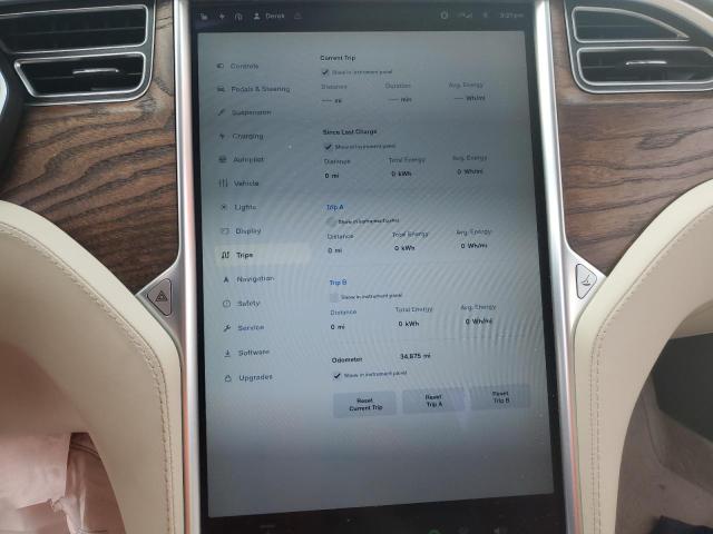 5YJSA1E27HF224272 - 2017 TESLA MODEL S Boz foto 9