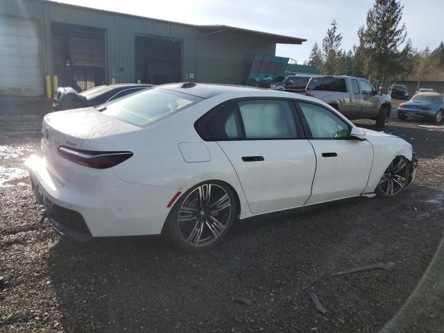 WBA33EJ06PCL49718 - 2023 BMW 760 XI WHITE photo 3