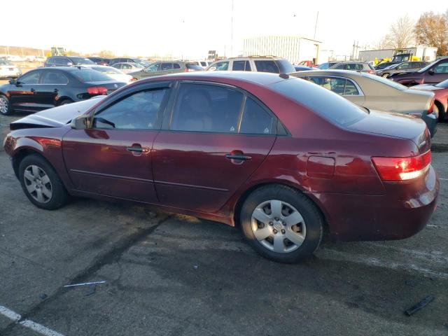 5NPET46C08H338521 - 2008 HYUNDAI SONATA GLS RED photo 2