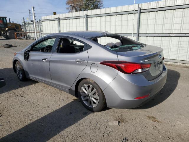 KMHDH4AEXEU093259 - 2014 HYUNDAI ELANTRA SE SILVER photo 2