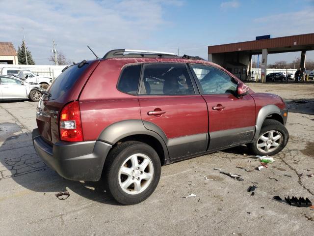 KM8JN12D75U042544 - 2005 HYUNDAI TUCSON GLS MAROON photo 3