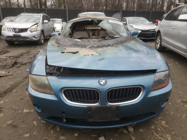 4USBT33534LS49481 - 2004 BMW Z4 2.5 BLUE photo 5