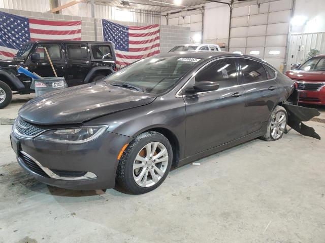 1C3CCCAB2FN505110 - 2015 CHRYSLER 200 LIMITED CHARCOAL photo 1