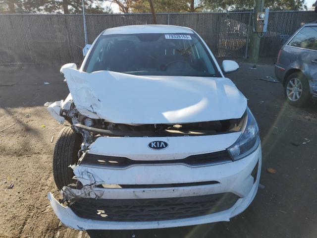 3KPA24AD9ME373042 - 2021 KIA RIO LX WHITE photo 5