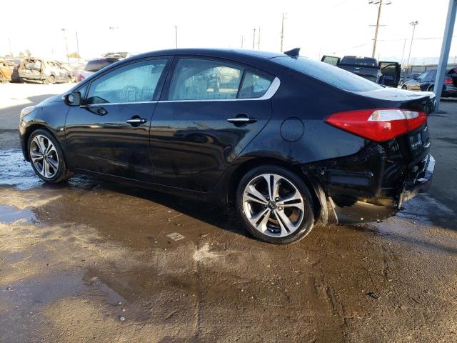 KNAFX4A87G5463930 - 2016 KIA FORTE EX BLACK photo 2