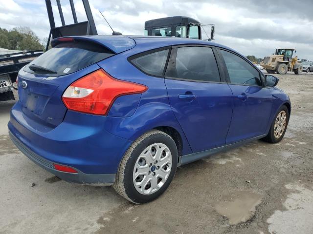 1FAHP3K27CL225037 - 2012 FORD FOCUS SE BLUE photo 3