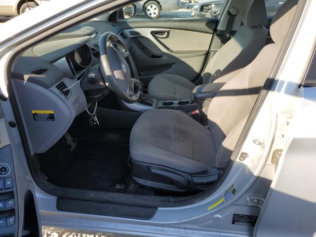 KMHDH4AE2EU078626 - 2014 HYUNDAI ELANTRA SE SILVER photo 7