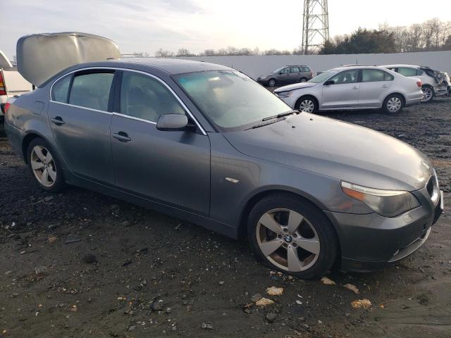 WBANF73506CU19202 - 2006 BMW 530 XI GRAY photo 4