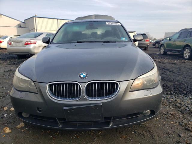 WBANF73506CU19202 - 2006 BMW 530 XI GRAY photo 5