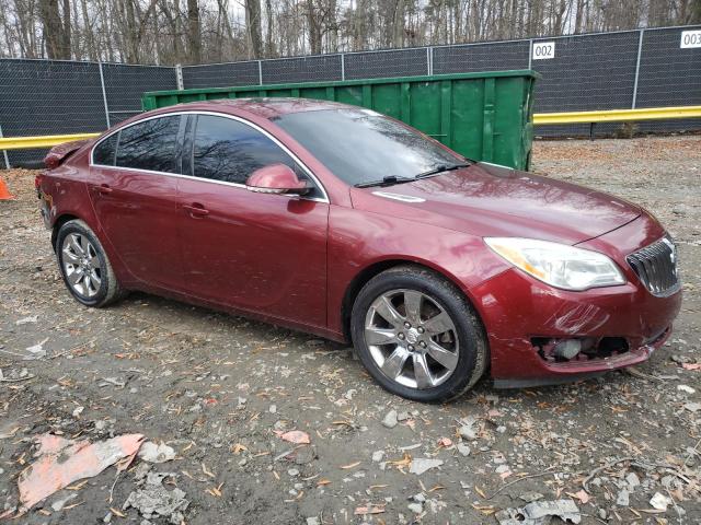 2G4GK5EX2G9202166 - 2016 BUICK REGAL RED photo 4