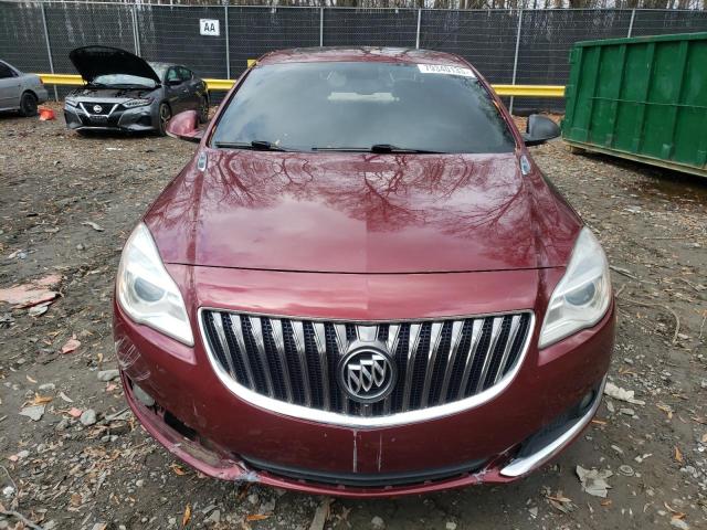 2G4GK5EX2G9202166 - 2016 BUICK REGAL RED photo 5